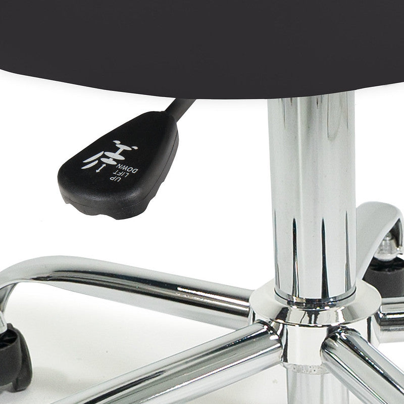 Rolling Stool With Back Support From Earthlite — Spa And Bodywork Market 