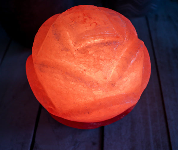 lotus flower salt lamp