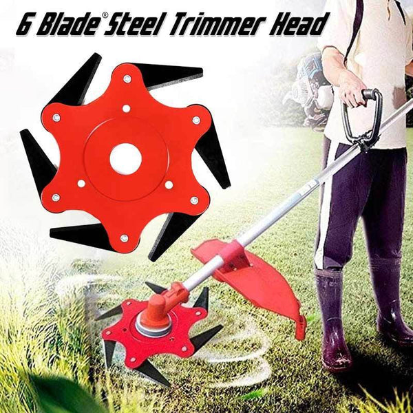 6 blade trimmer head