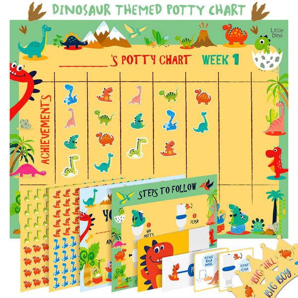 Dinosaur Reward Chart And Stickers