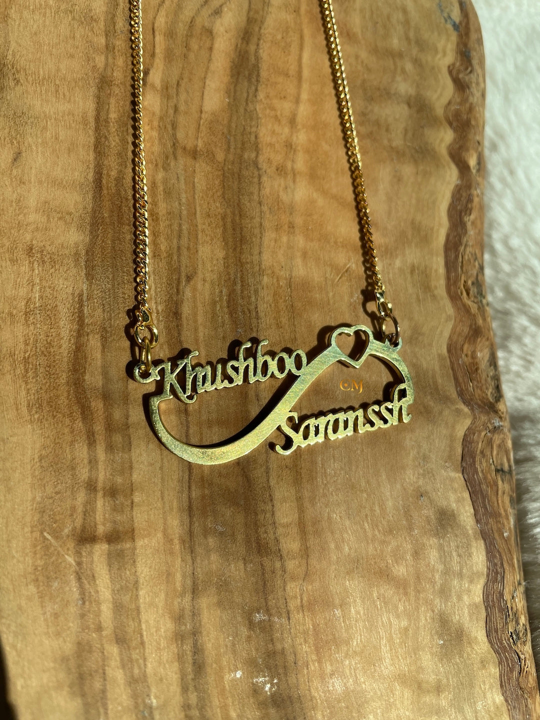 Infinity Name Necklace | Buy Custom Handmade Jewelry | Couple ...
