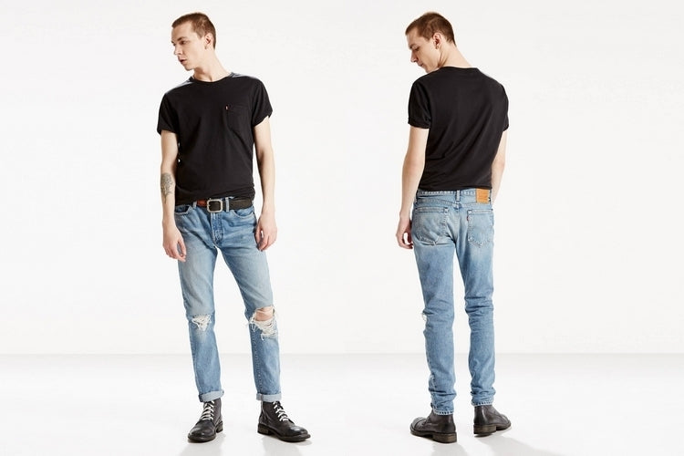 indigo skinny jeans
