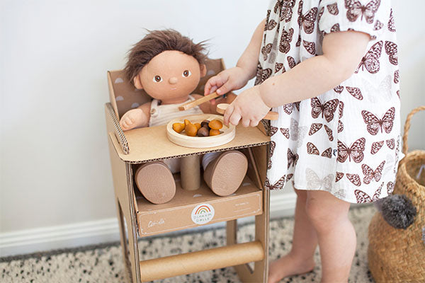 dinkum doll rattan high chair