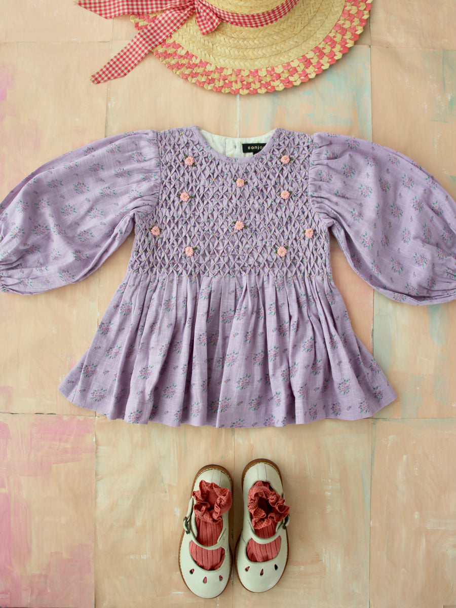 ふるさと納税 Bonjour Diary Handsmock blouse 4y ecousarecycling.com