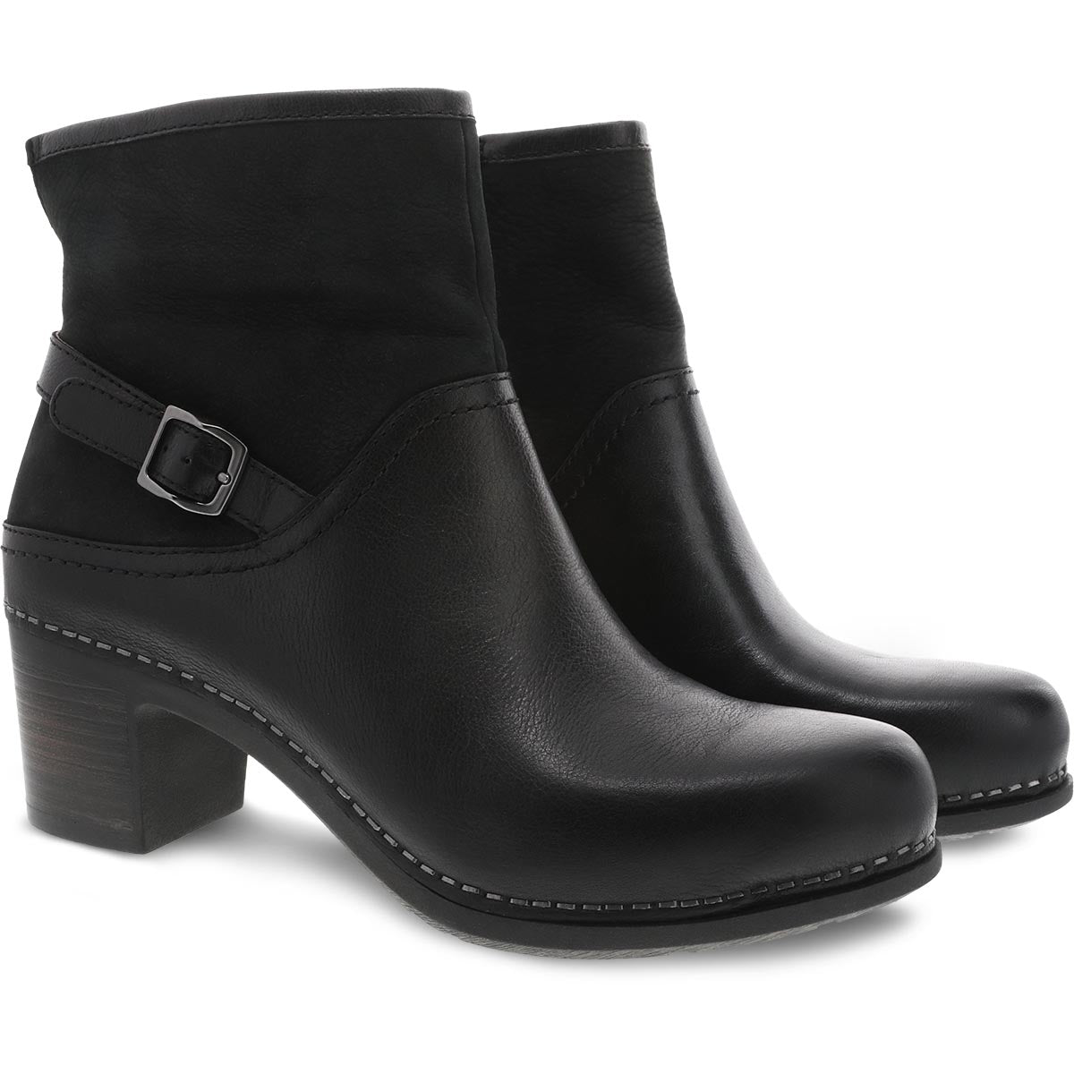 dansko black leather boots