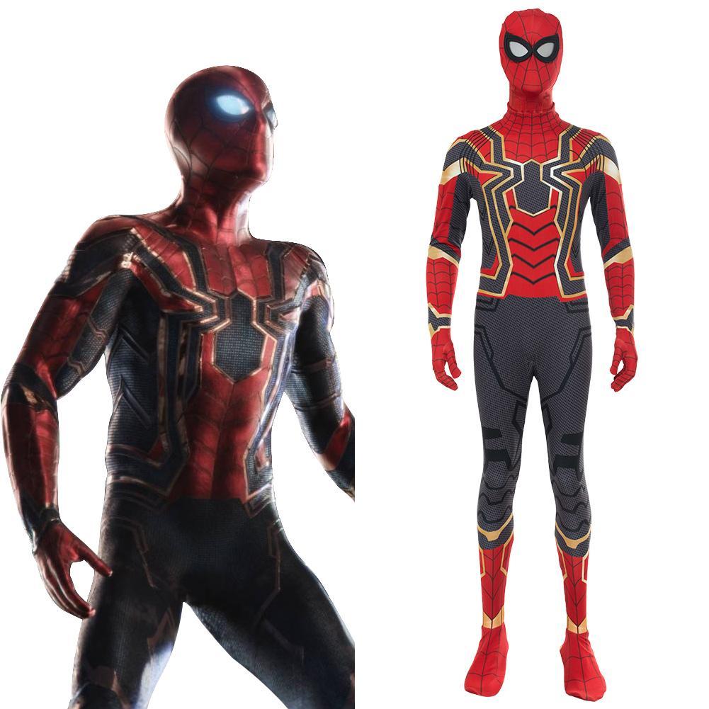 iron spiderman costume