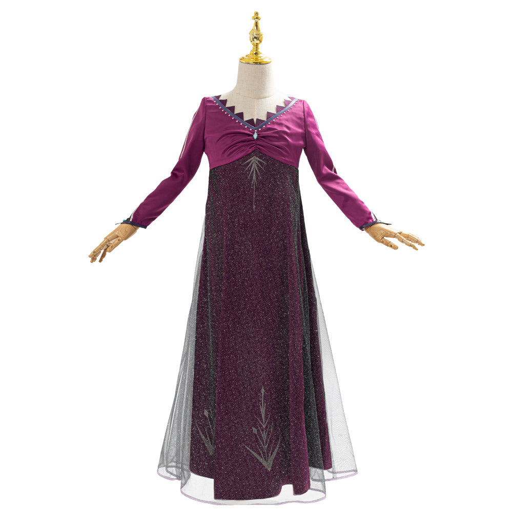 purple elsa dress