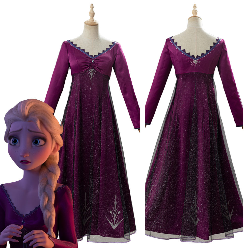 purple elsa dress