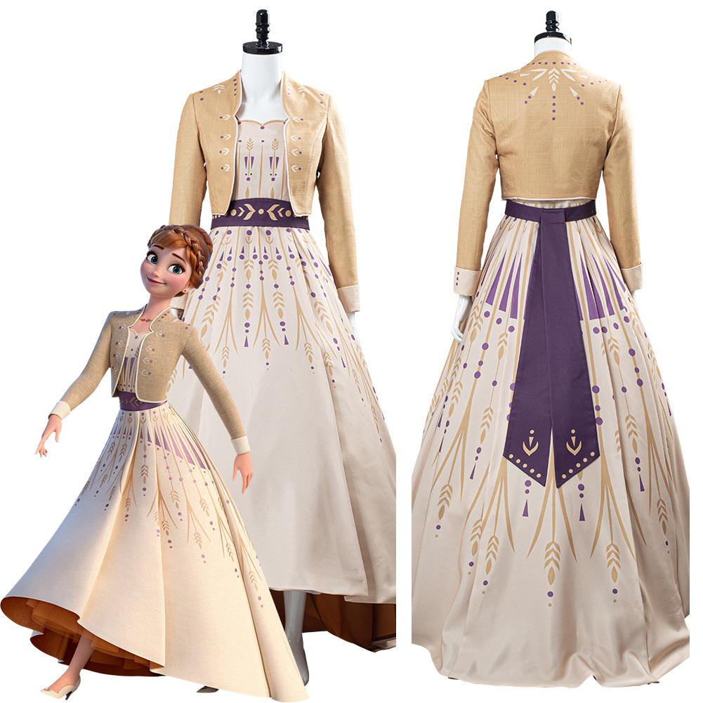 anna frozen gown