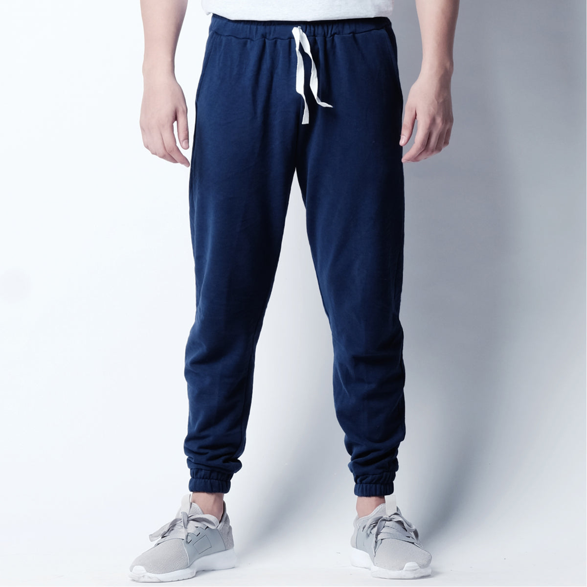 navy blue jogger pants