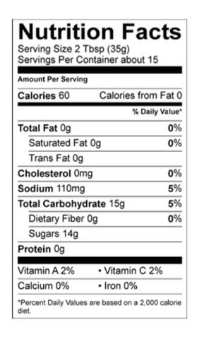 Lamberts Sweet Sauce O'Mine Nutrition Facts. Your Outdoor Store