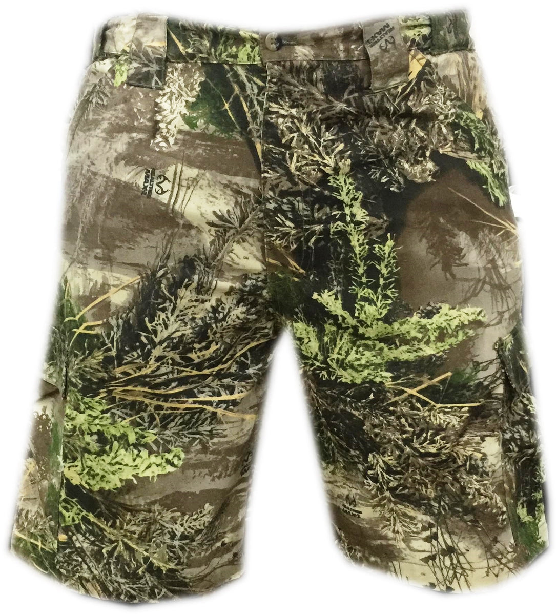 Max-1 Ladies Camouflage Realtree Camo Cargo Bermuda Shorts 