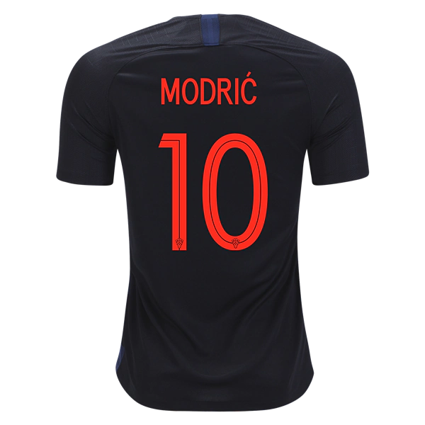 Croatia 2018 Away Modrić #10 Soccer 