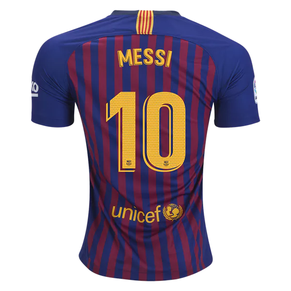 Barcelona 18/19 Home Messi #10 Soccer 