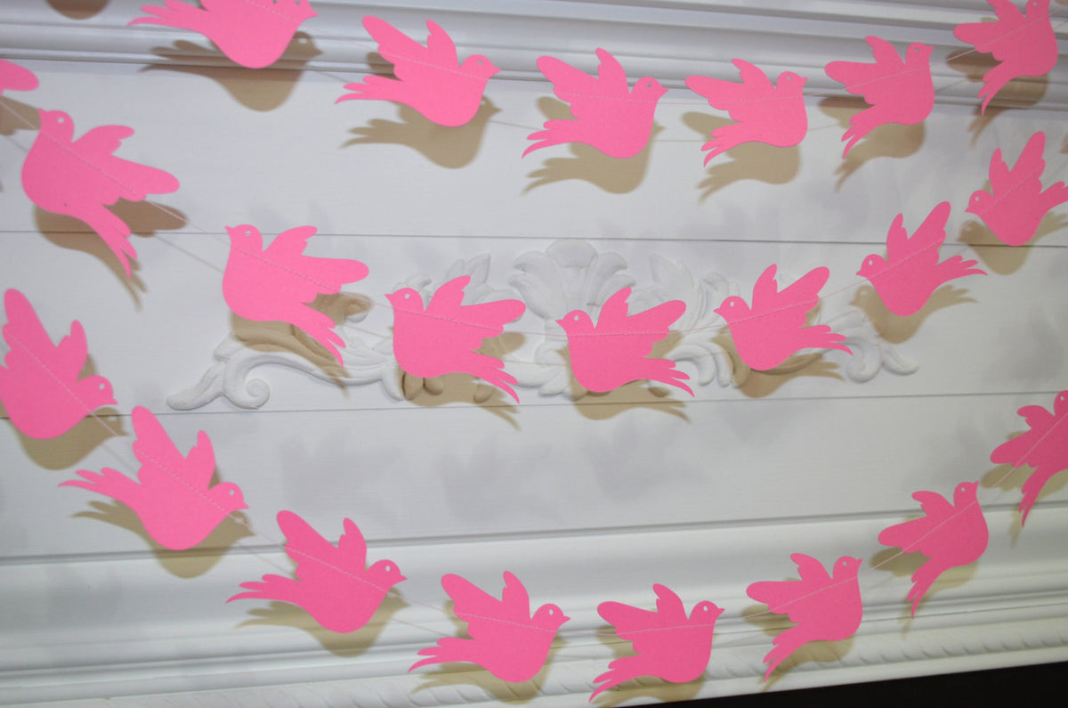 paper dove garland