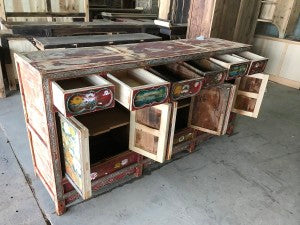Mongolian sideboard semi-repaired