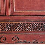 Detail of Chinese Book Cabinet
