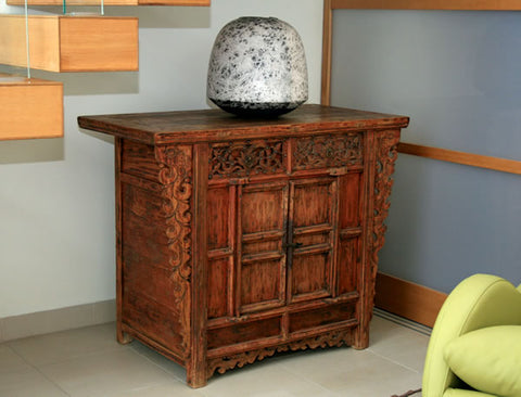 Chinese Carved Cabinet