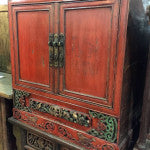 Antique Chinese Book Cabinet
