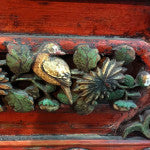 Antique Chinese Book Cabinet, Detail