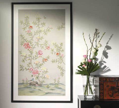 Chinese silk painting