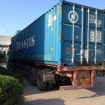 Our container arrives