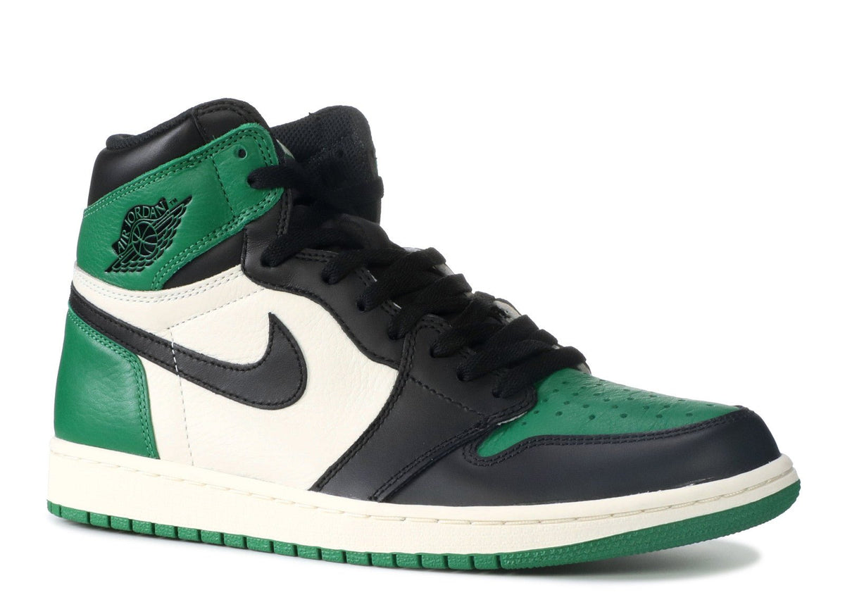 green nike jordan 1s