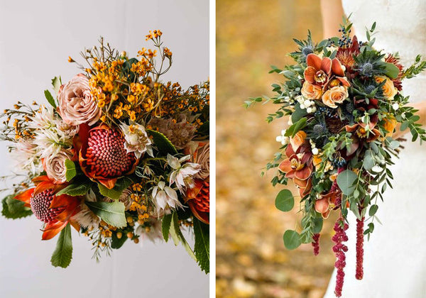 Idées bouquet automne mariage