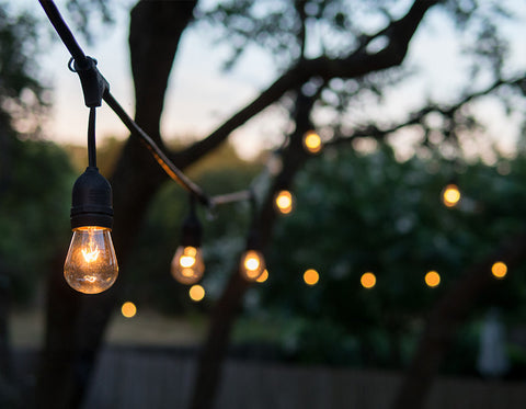 backyard lighting outdoor lights bulb lights string lights