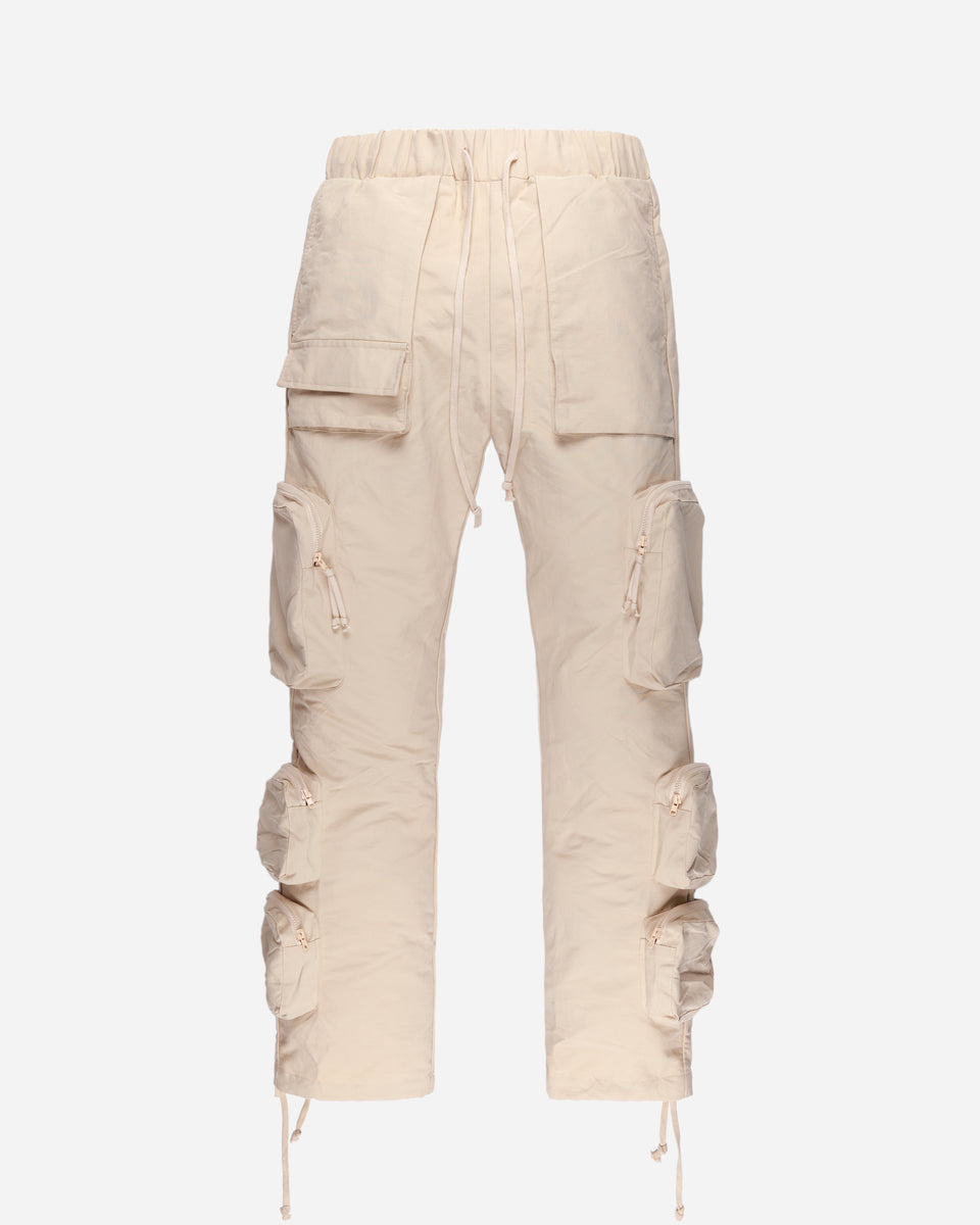 silver cargo jeans