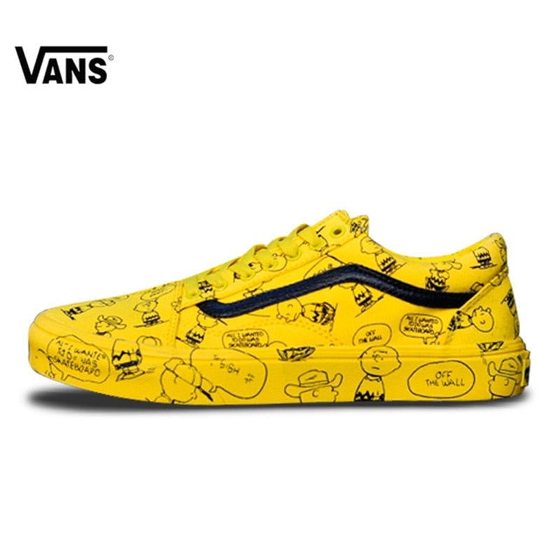 yellow vans low