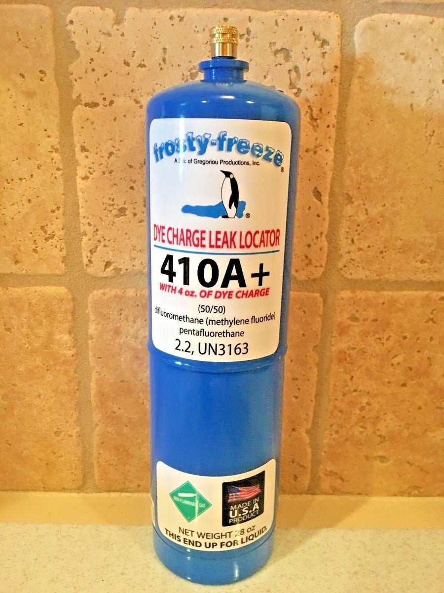 refrigerant r410a 410a dye leak charge r410 oz