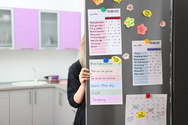 Checklist on Fridge