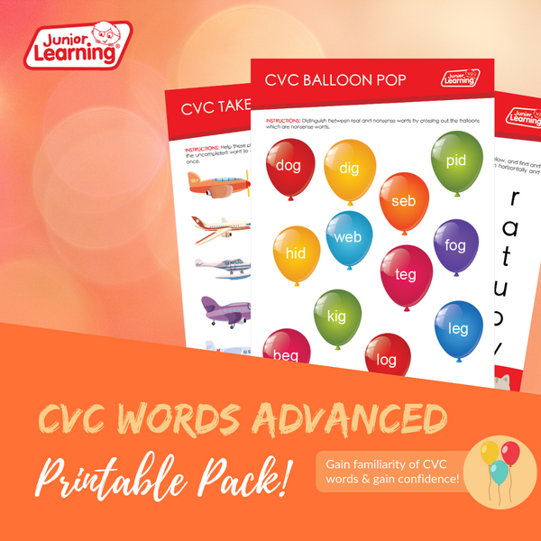CVC Words Advanced Promo