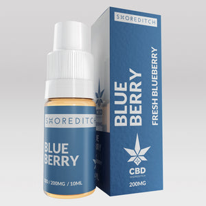 CBD Vape Oil UK 10ml 200mg Blueberry - Shoreditch CBD