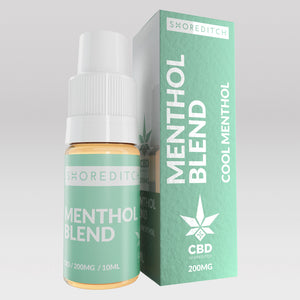 CBD Vape Oil UK 10ml 200mg Menthol Blend - Shoreditch CBD