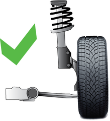 MacPherson Strut correct wishbone angle