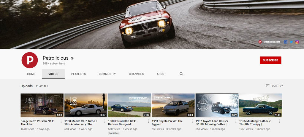 Petrolicious YouTube