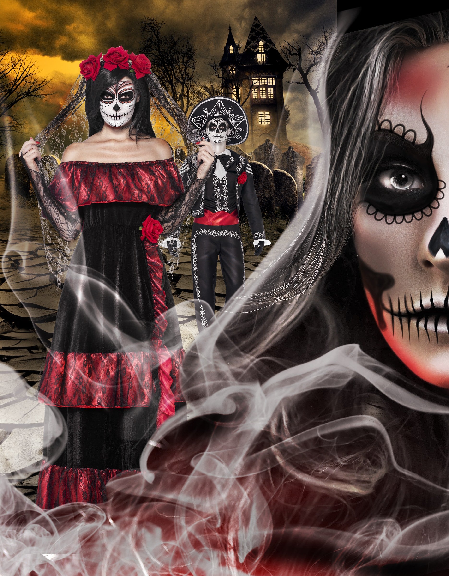 Halloween Day of the Dead Festival Costumes