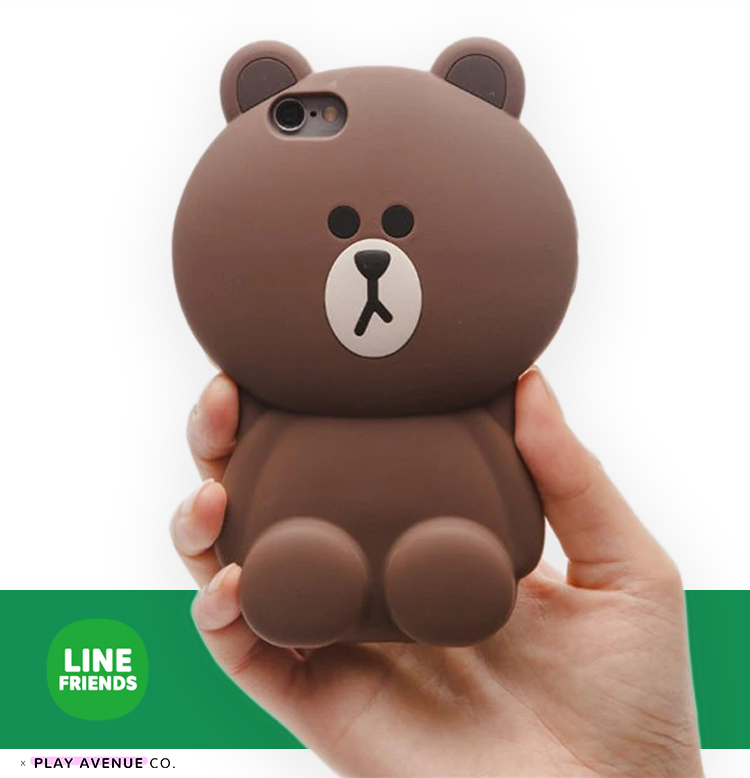 line bear plush