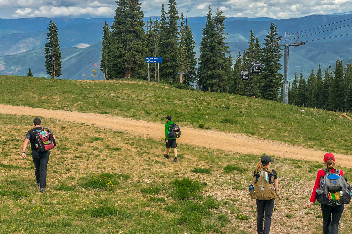 Kiss the Sky disc golf tournament in Aspen