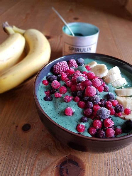 Spirulina Bananen Nicecream