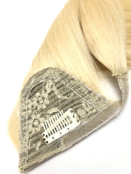 Ponytail Hair Extensions Human Hair Color 613 Beach Blonde