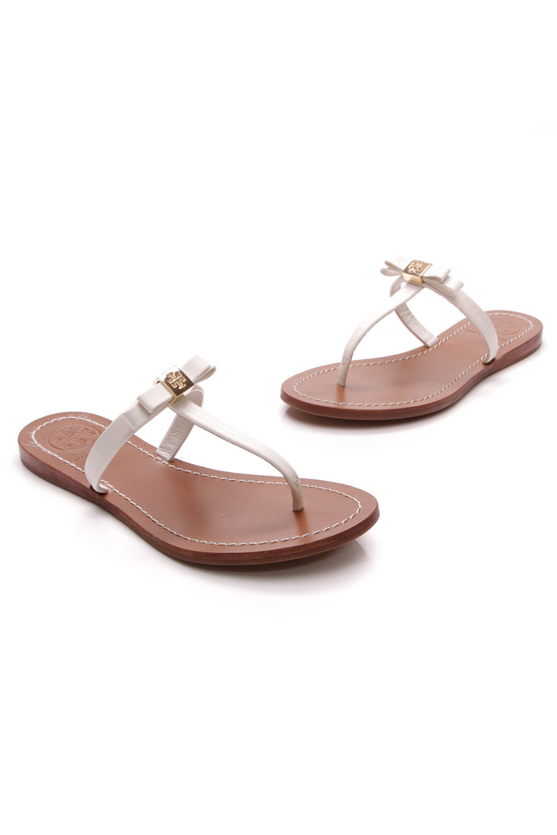 Tory Burch Leighanne Bow Thong Sandals 