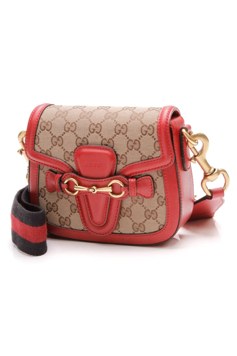 Lady Web Crossbody Bag - GG Canvas 