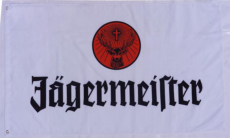 Flag 3X5FT Jagermeister Flag with White Sleeve 90x150cm Polyester 