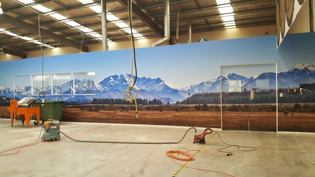large format printing licensing landscape wall art commercial space