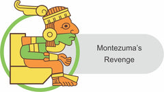 Montezuma's revenge cartoon illustration