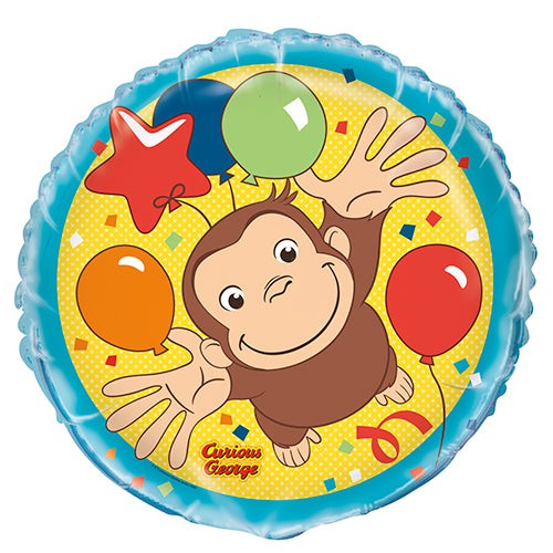 curious george pictures with balloons