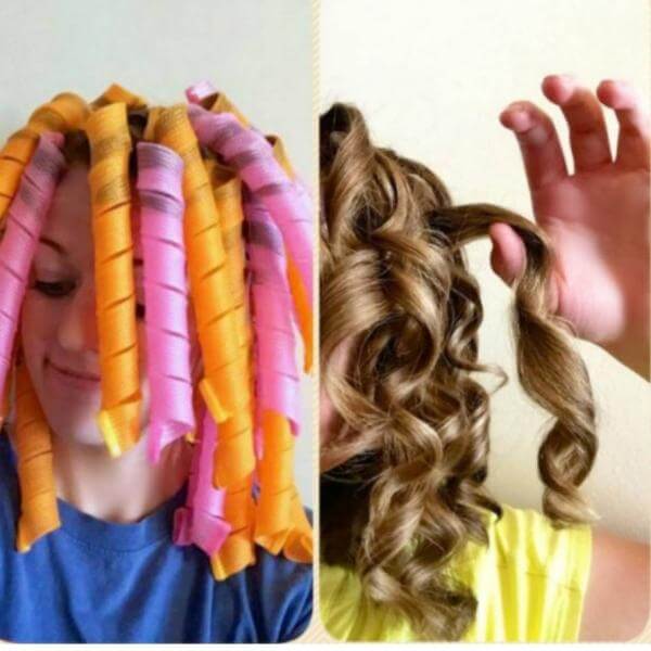 spiral hair curlers